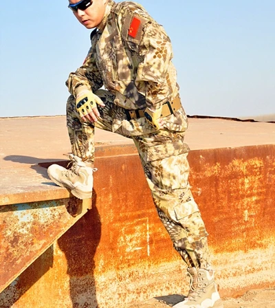Тактическая Униформа с топом ATACS-AU куртка с походным походом Охота BDU Ripstop армейские камуфляжная форма военные брюки - Цвет: MKTA
