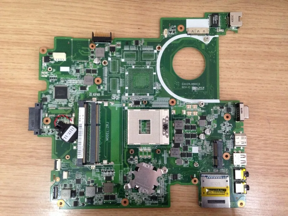 

High Quality MB MBV3W06001 For Acer Travelmate 5760 Laptop Motherboard DA0ZRJMB8C0 PGA989 Integrated DDR3 100% Tested
