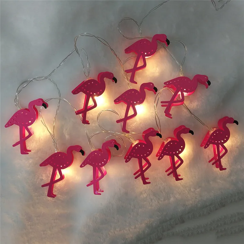 Flamingo 1.6m 10 LED String Lights Flamingo Bird Shaped Christmas Tree