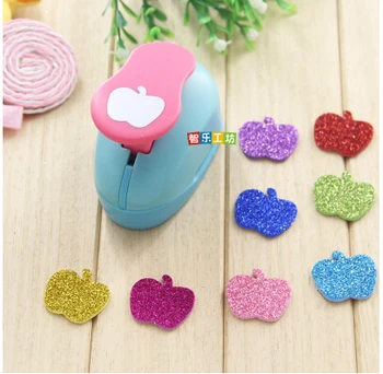 

free shipping 2-2.5CM Apple shape EVA foam punch paper punch for greeting card handmade ,Scrapbook Handmade puncher
