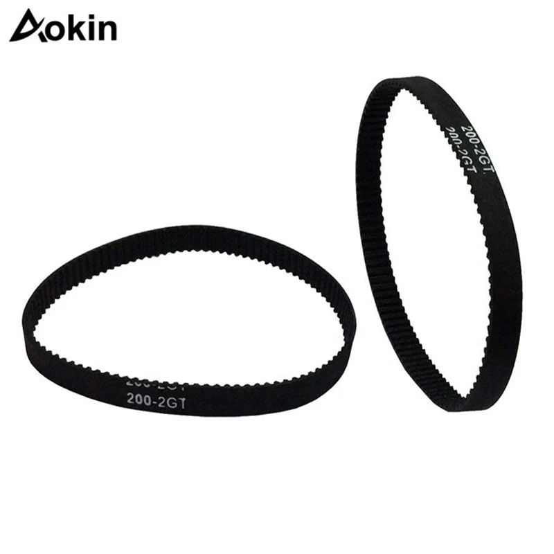 

GT2 Closed Loop Timing Belt Rubber 2GT 6mm 3D Printers Parts 110 112 122 158 200 280 300 400 610 852 mm Synchronous Belts Part