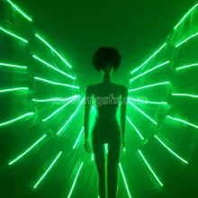 Светодиодный танец крыло/светодиодный крыло/Light up костюм/светящиеся/iluminated/световой костюм