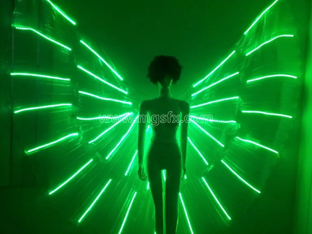 

LED Dance wing / LED wing / Light up costume / glowing / iluminated / Luminous suit