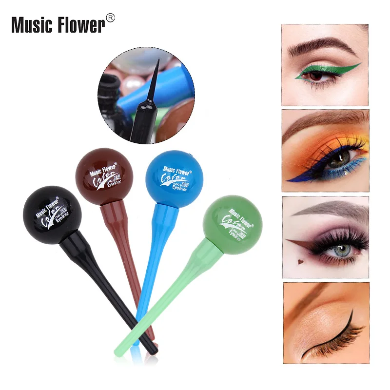 

Eyeliner Soft color water color eyeliner thick black waterproof not blooming Makeup Tools