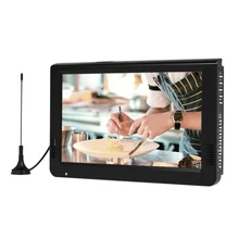 D10 портативный мультимедийный плеер DVB-T2 ресивер DTV ATV fm-радио 10,1 дюймов w/колонки HD AV VGA вход в слот для карты SD