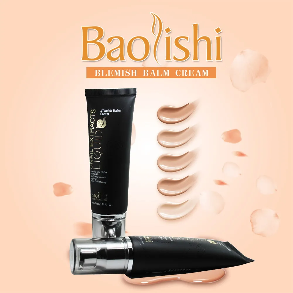 baolishi natural Brightening Makeup BB Cream Concealer isolation Moisturizer whitening Foundation Makeup Perfect Cover BB Cream
