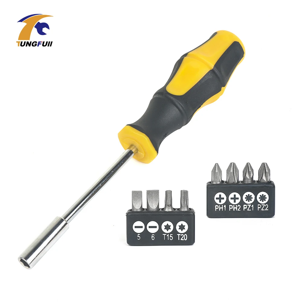 Tungfull Screwdriver Set 9pcs Multi Tool Home Appliances Repair Hand