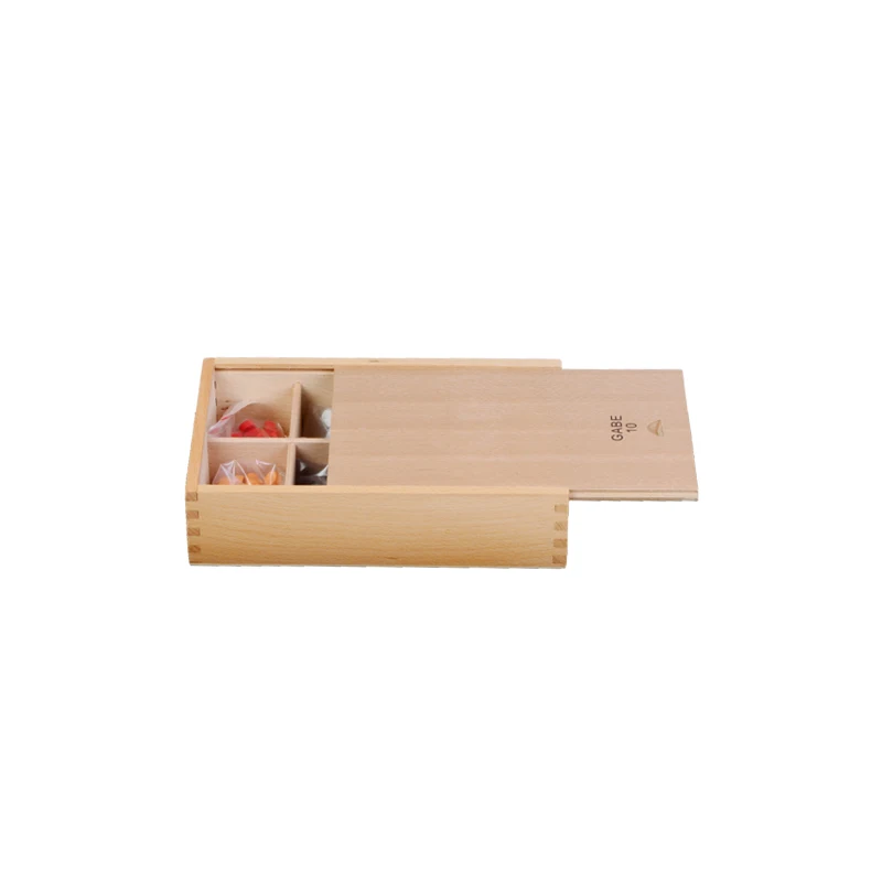 Froebel Gabe 10 목재 다채로운 구슬 교육 도구, 교육, 유치원 교육, Brinquedo Juguets 학습