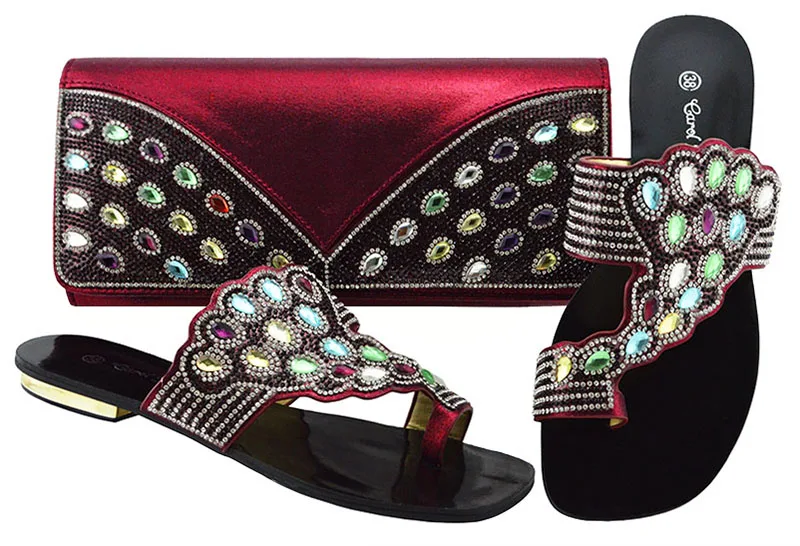

Newest Italian Shoes And Bag Set African Fashion Style Women Shoes And Handbag Set For The Dress Party ! JZC001