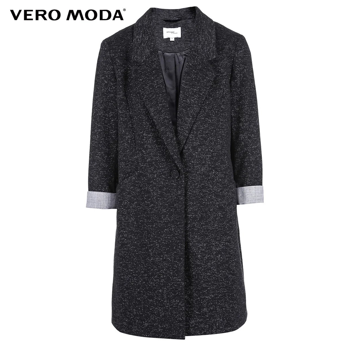 Vero Moda Women's Slim Fit Medium Length Single-button Long Jacket Blazer | 318308502
