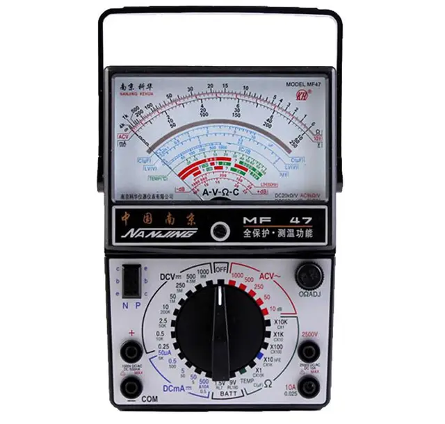 KEHUA MF 47type analog multimeter / fully functional / AC