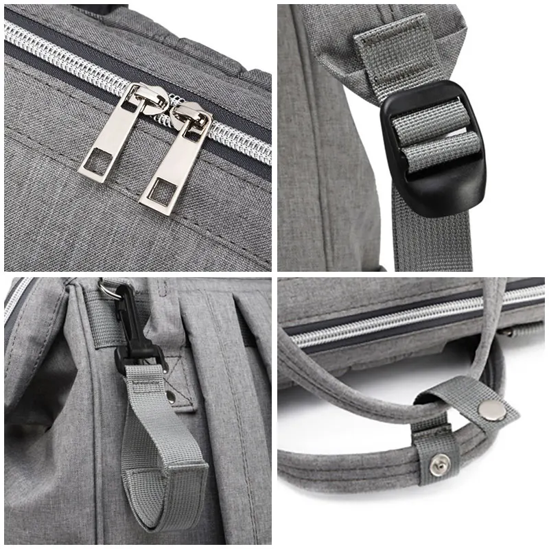 Сумки для подгузников для женщин сумка для подгузников уход за ребенком USB дорожные рюкзаки с крючками женский водонепроницаемый рюкзак для активного отдыха Mochilas