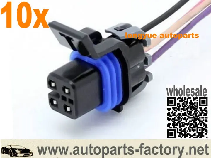 longyue 10pcs 4 way ls1 oxygen o2 sensor connector pigtail fuel pump Chevy Fuel Pump Wiring Diagram longyue 10pcs 4 way ls1 oxygen o2 sensor connector pigtail fuel pump connector wiring harness new 15cm wire in cables, adapters \u0026 sockets from automobiles