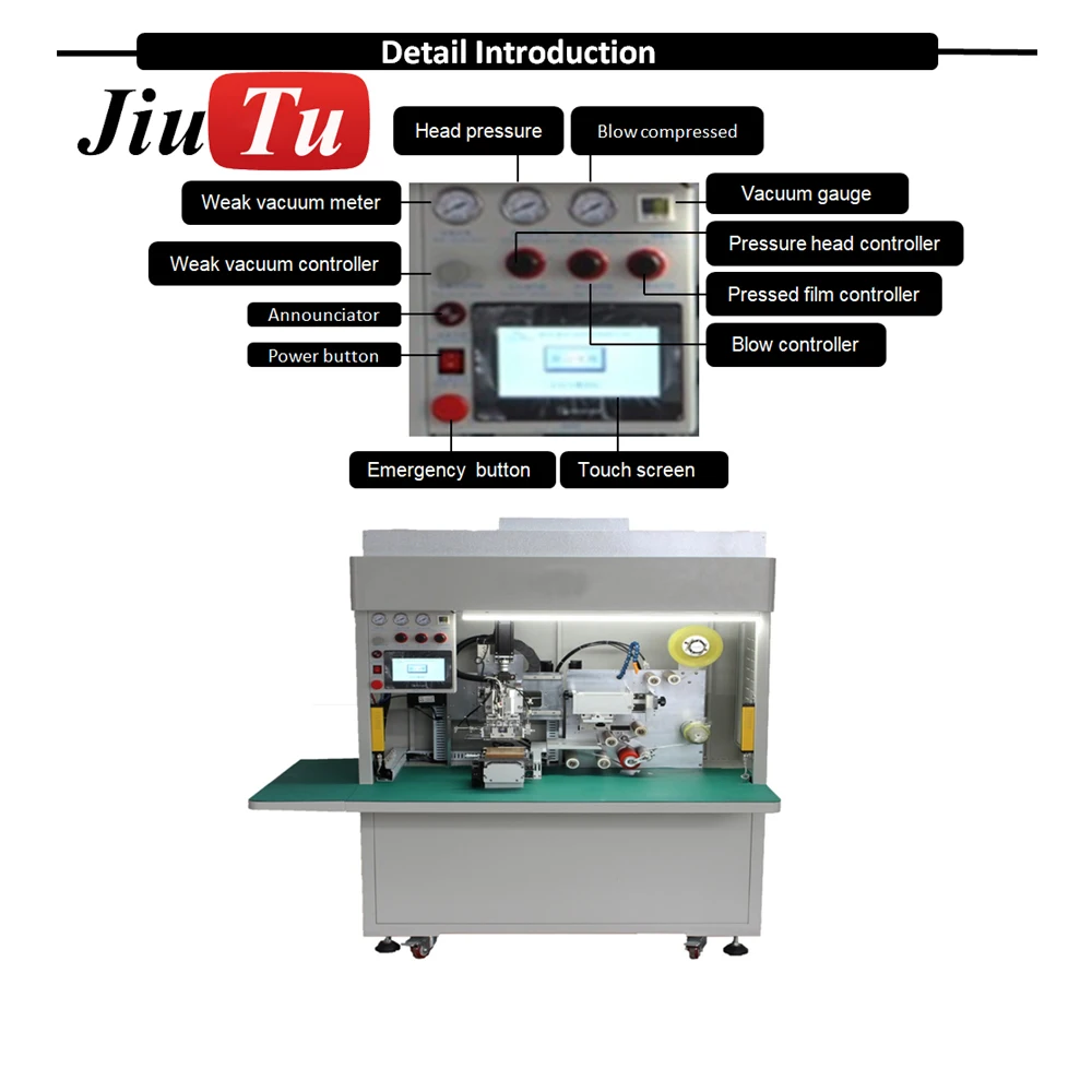 Fully Automatic Film Lamination Machine Mobile LCD Panel Glass OCA Film Polarizer Film Phone Repair Machine (1)