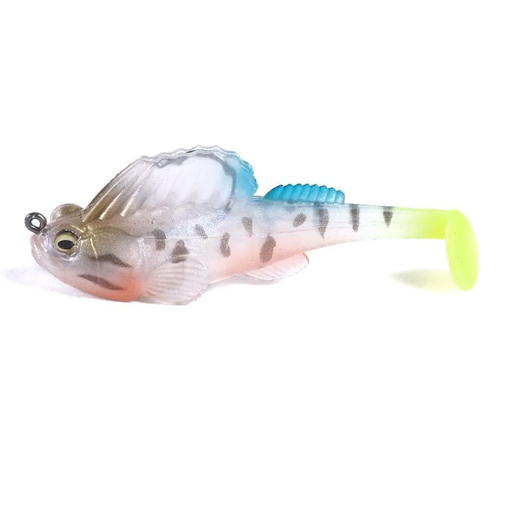Cabeça de Chumbo Swimbaits Suave Isca 3 Polegada - 8oz Pesca Pique Poleiro pá Cauda Swimbait Sono Escuro Leurre 10 Pçs 3 Esporte e Lazer