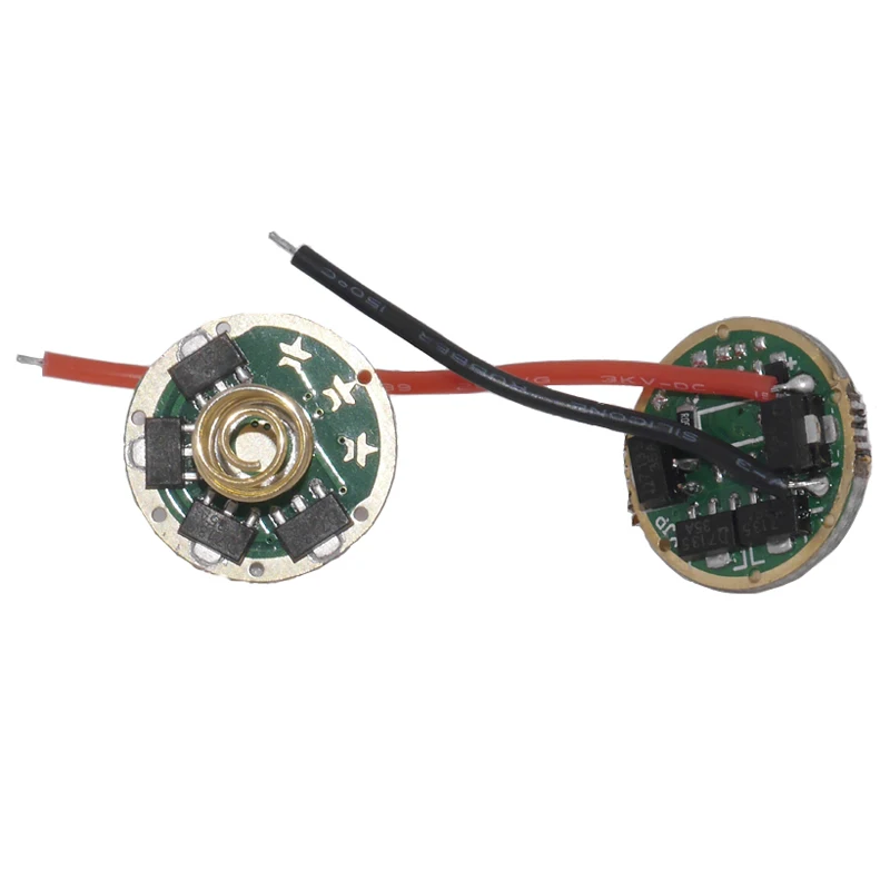 

5-Mode 17mm 10*AMC7135 LED Flashlight Driver Circuit Board 3500mA 3.5A constant current for CREE XM-L2 U3 U2 T6/XP-L V5 V3