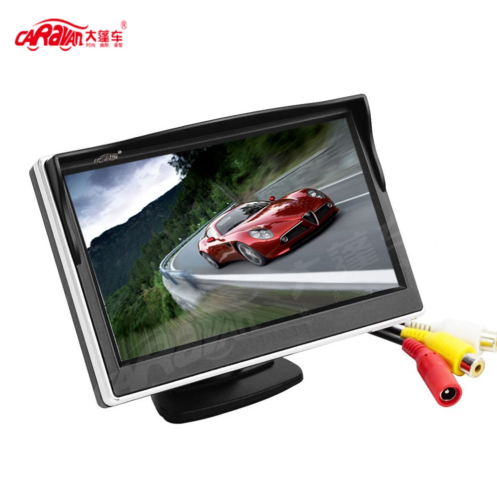 

CARAVAN 5.0 Inch Vehicle Monitor TFT LED Screen 16:9 rear view in-dash monitor
