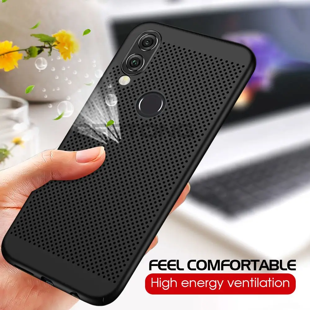 

Fashion Heat Dissipate Phone Cases For Huawei Honor 10 8X 7A 7C Nova 3i 3 4 P20 P30 Lite Mate 20 Pro Cooling Hard Plastic Cover
