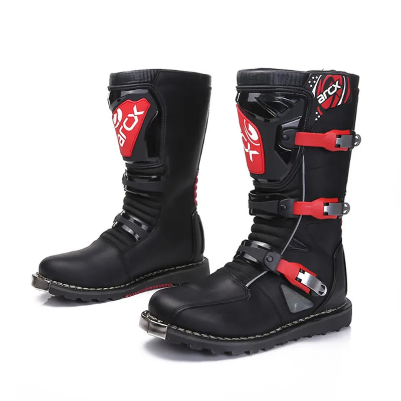 ARCX Moto cuero impermeable transpirable caliente Motocross Racing zapatos profesionales Botas Moto Street Touring zapatos