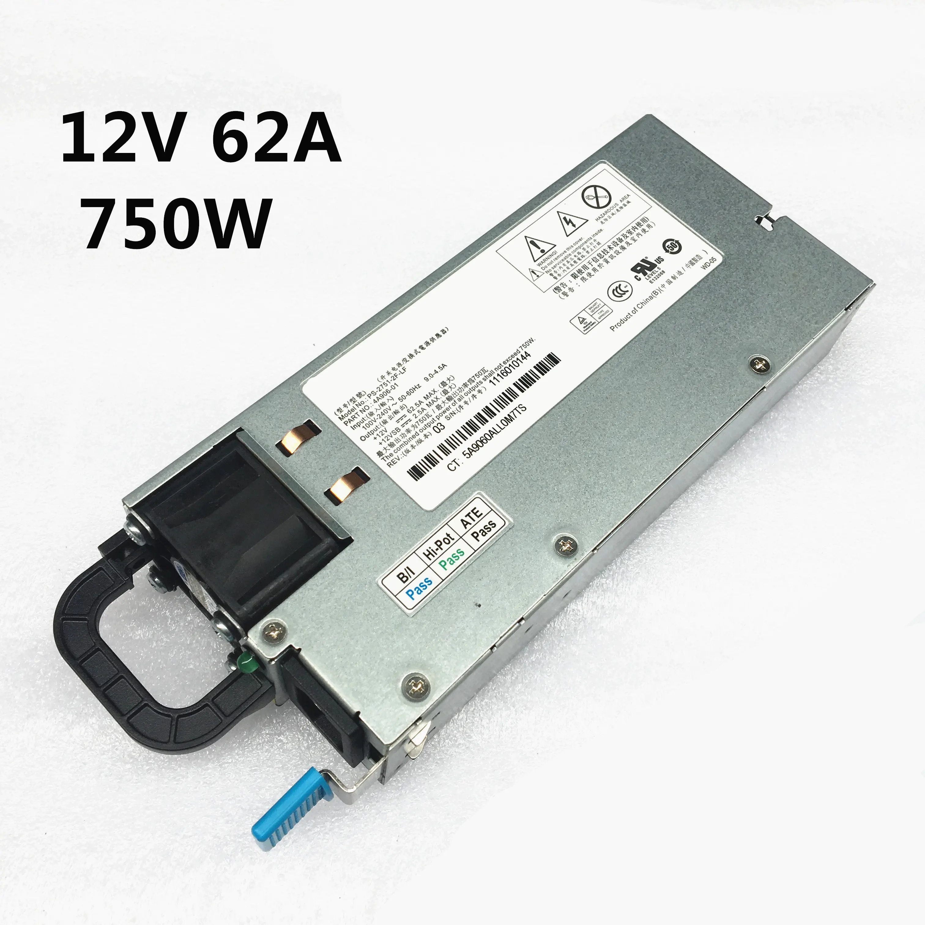 

12V Server power PS-2751-2H-LF 12V 60A 750W Switching power supply 100%Strict test