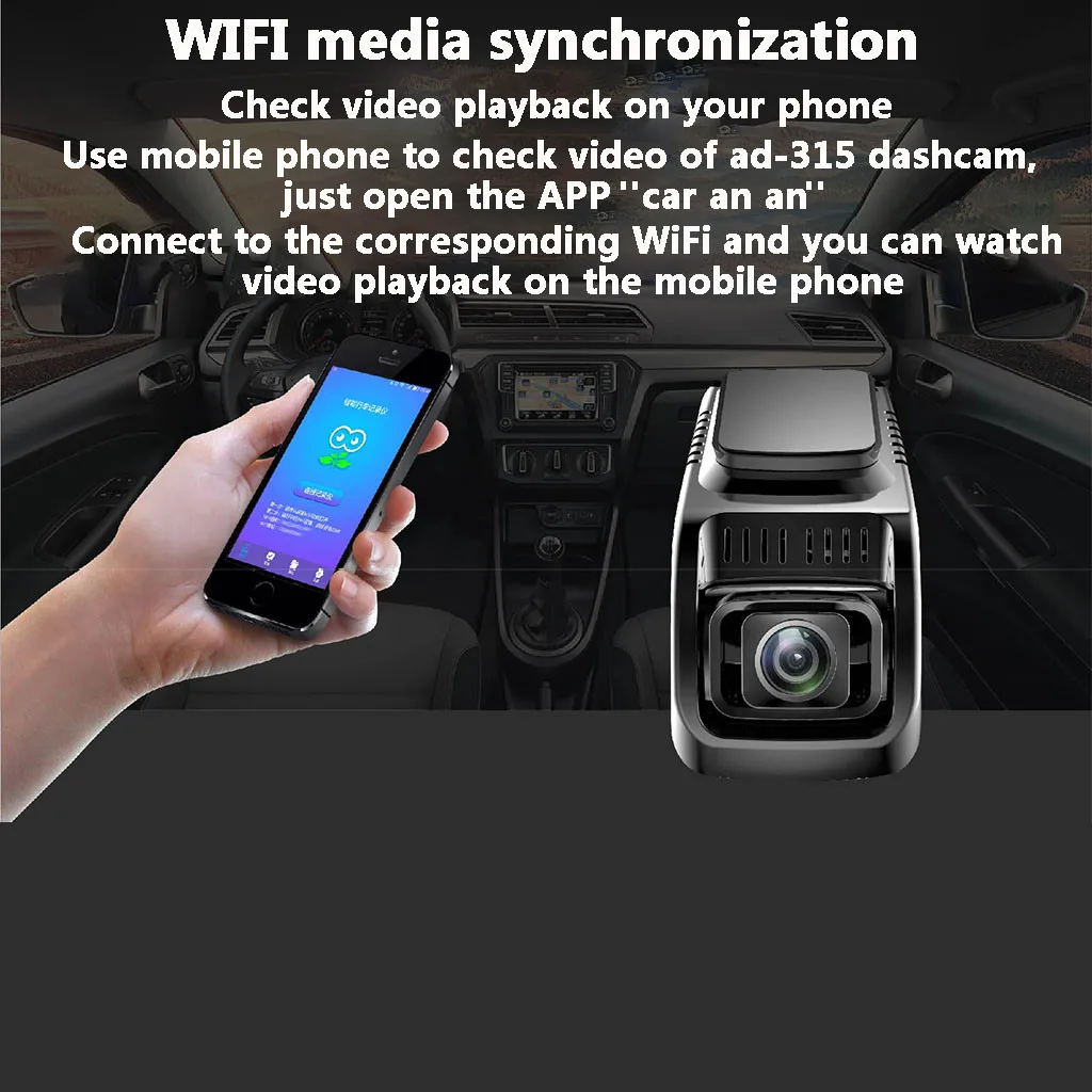 Франшиза 360 Автомобильный скрытый видеорегистратор для вождения Wifi Даш-камера 1080P Full HD ночного видения диктофон для записи видео камера