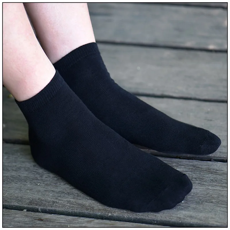 Casual Men Tube Socks Cotton Sweat-absorbent Breathable Socks Man Solid Color Business Socks Male 3Pairs/lot=6pieces