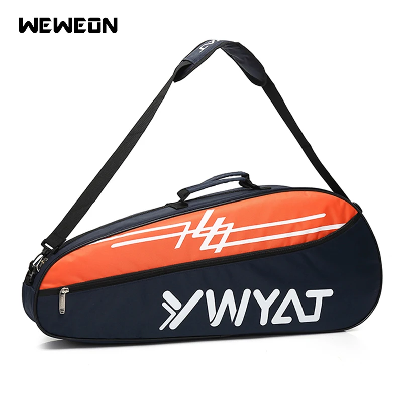

Racquet Sport Tennis Bag Badminton Racket Backpack 3 Pieces Limited Terylene Badminton Stitching Color Raquette Design