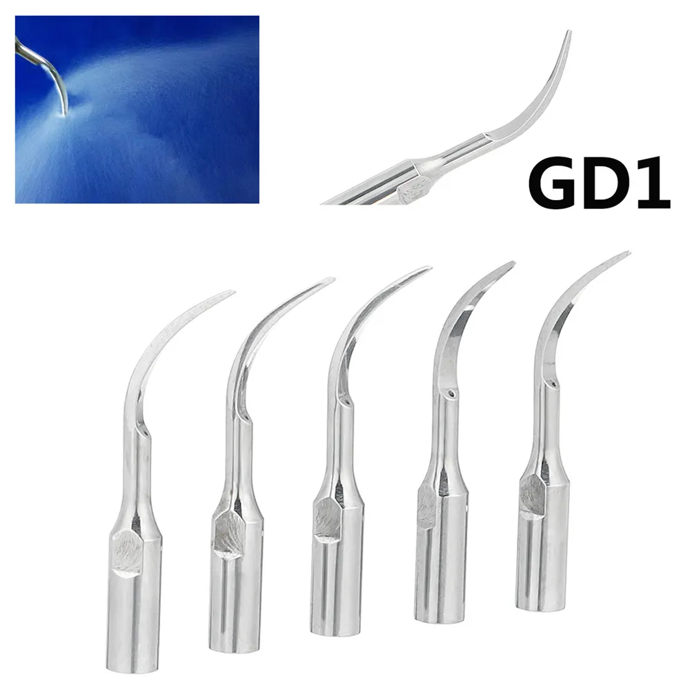 

5pcs Dental Perio Tips GD1 for Satelec DTE Ultrasonic Piezo Scaler Handpiece Personal Care Dental Tool Parts Tips Set
