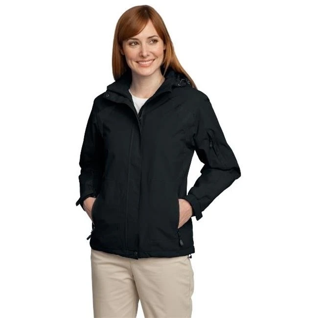 Port Authority L304 Port Authority Ladies All-Season II Jacket Black & Black - 2XL