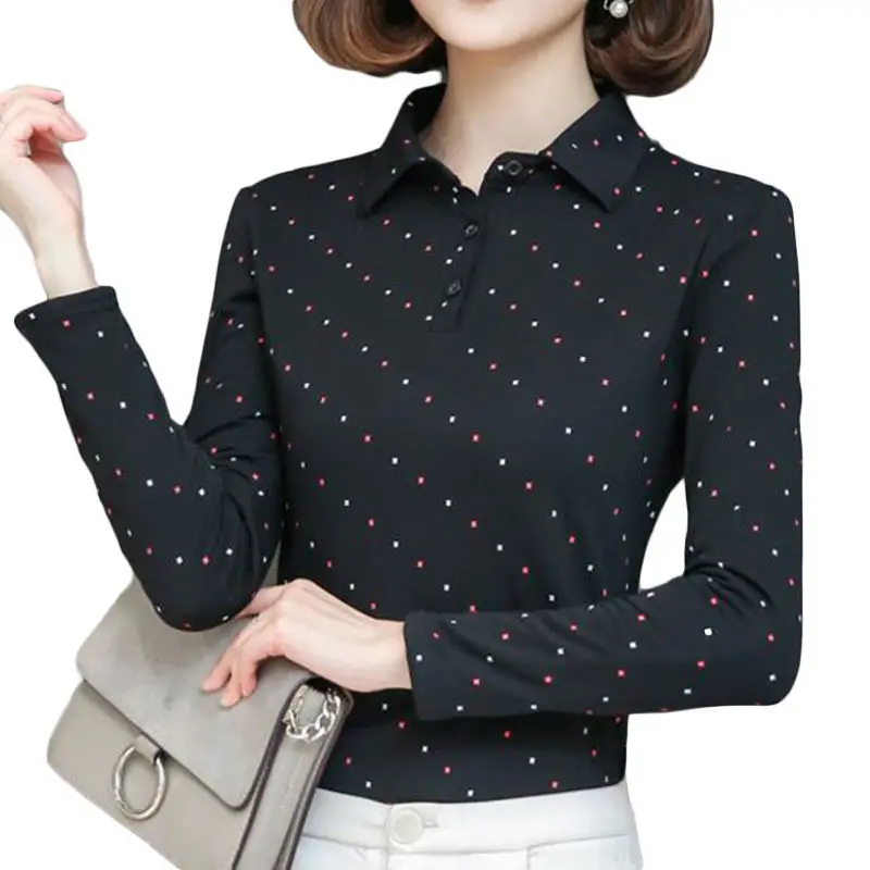 Buy Rihschpiece Spring Sexy Polo Shirt Women Black