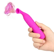 New Blowjob Tongue Vibrator Silicone Clitoris Stimulator Dildo Vibrator Nipples Suck Oral Sex Toys For Woman Suck Masturbation