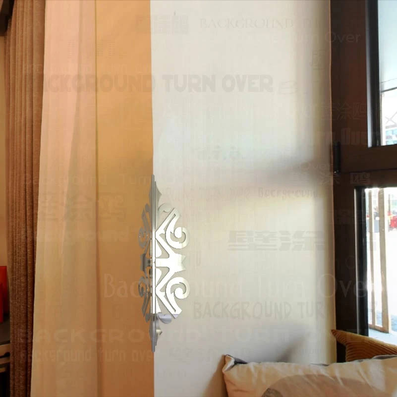

Knight's Shield Pattern Reflective edge corner guards 3d Acrylic Mirror Decorative Wall Sticker Stainless Steel Strips Safe C031