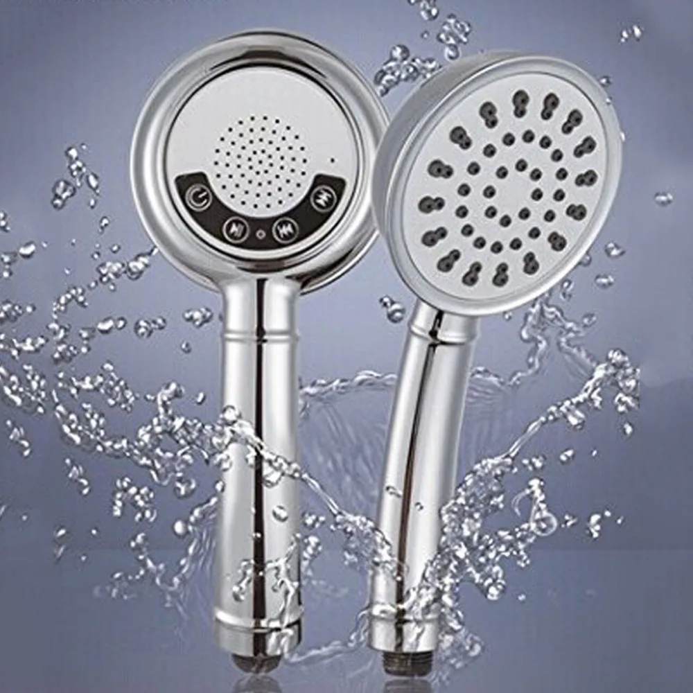 

Head Shower Music Multifunctional Round Musical Showerhead Waterproof Wireless Bluetooth Speaker for Answering Phone Callings