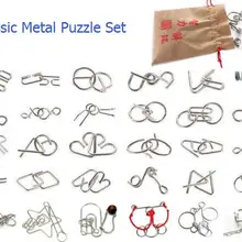 9/24/30 шт. в наборе IQ металлической проволоки головоломки логическая разум Логические Magic головоломки игры для взрослых детей