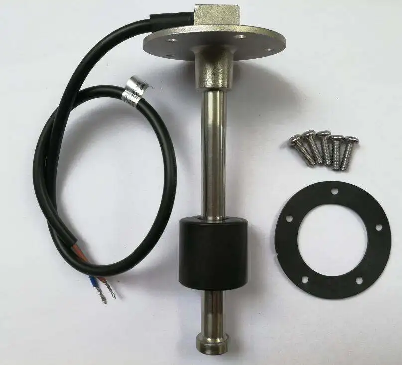 Marine Boat Yacht Truck RV Fuel Water Tank Level Sensor Sending Unit 240-33ohms 304 Stainless Steel  100-500mm