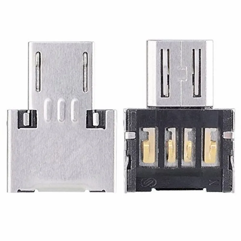 100 шт. 5pin Micro USB OTG кабель адаптеры мини флэш диск U конвертер для Xiaomi HTC Samsung HuaWei Sony Lg