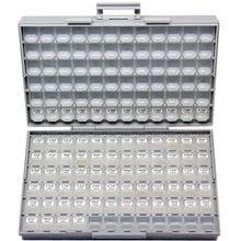 AideTek SMD 0402 инженерный образец конденсатора комплект 75 значений X50 шт 0,5 p 1 мкФ X7R коробка с конденсаторами ассортимент пластиковых инструментов C0450