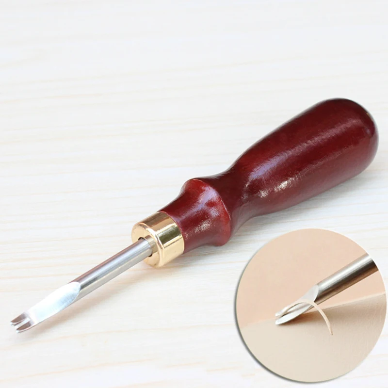 

New Craft Edge Leather Skiving Practical DIY Beveling Skiving Cutting Tool Keen Edge