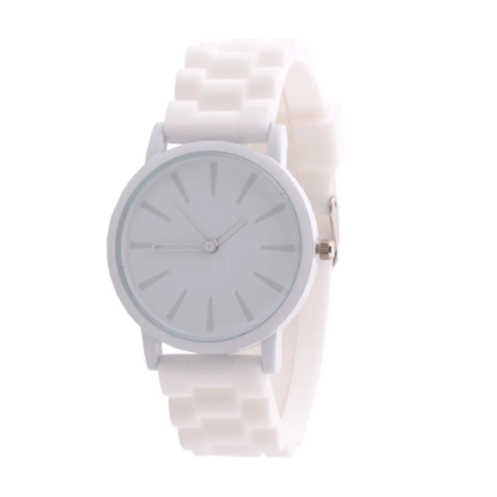 

GENEVA Silicone Rubber Jelly Gel Quartz Analog Sports Women Wrist Watch Unisex Clock Women's Women Watches Men Men's Watch