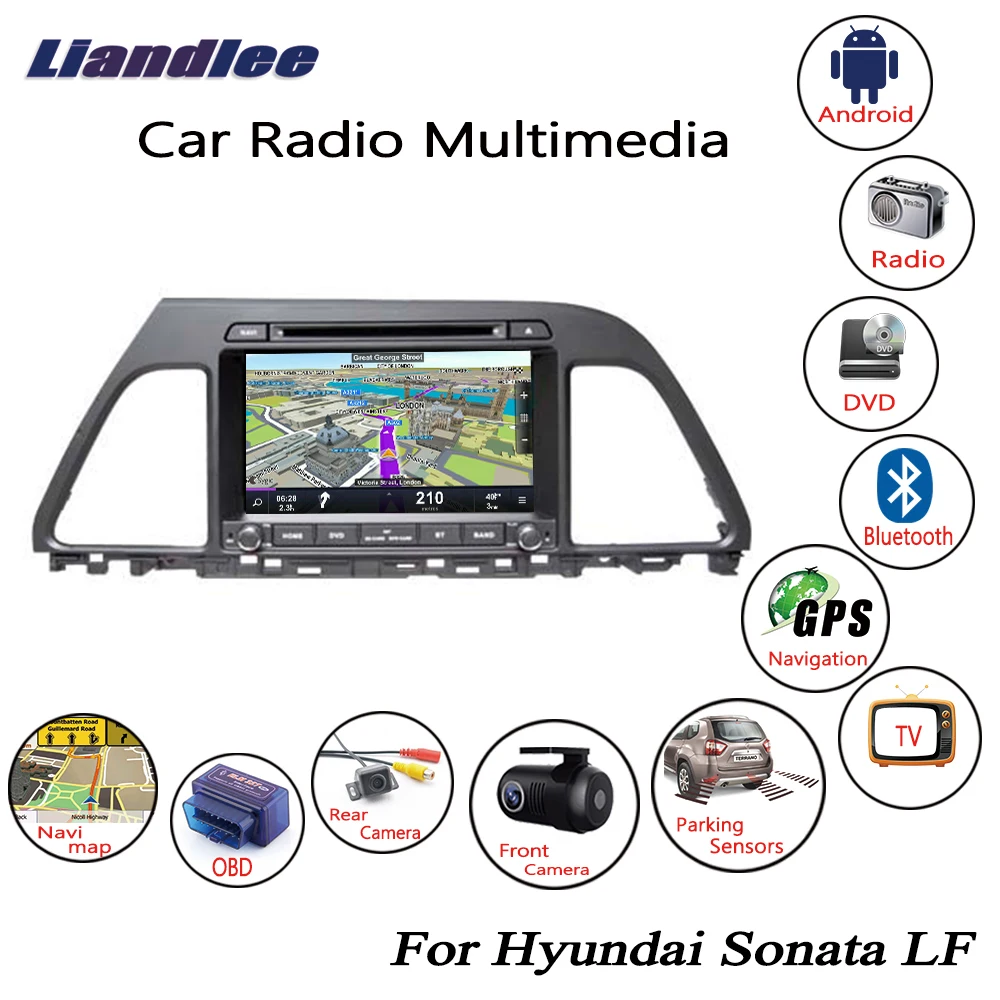 Sale Liandlee For Hyundai Sonata LF 2015~2017 Android Car Radio CD DVD Player GPS Navi Navigation Maps Camera OBD TV HD Screen Media 10 Sale Liandlee For Hyundai Sonata LF 2015~2017 Android Car Radio CD DVD Player GPS Navi Navigation Maps Camera OBD TV HD Screen Media 10