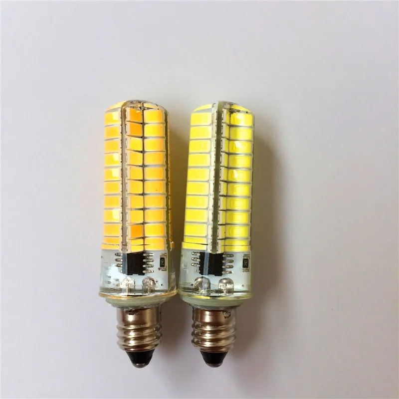 G4 G9 E11 E12 E14 SMD5730 80 светодиодов 8 W 110 V 220 V светодиодные лампы украшения люстра кристалл матовый кукурузной формы огни 10 шт./лот