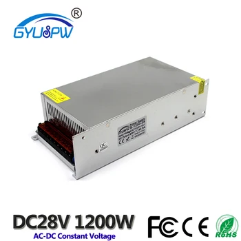 

Universal Switching power supply DC28V 42.9A 1200w ac to dc converter 220v 110v AC-DC 28V SMPS For led Light Equipment Machinery