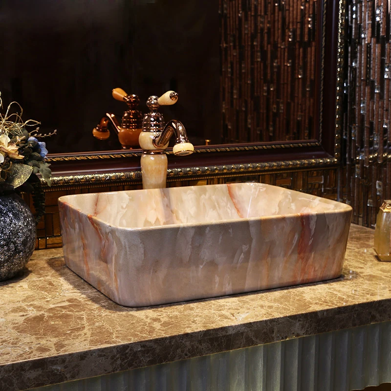 new arrival luxurious art Marble pattern basin countertop wash basins ceramic bathroom washbasin free shipping new arrival luxurious art Marble pattern basin countertop wash basins ceramic bathroom washbasin free shipping