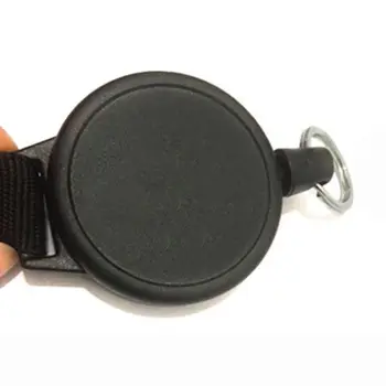 

Heavy Duty Retractable Key Chain & Badge Reel Holder Carabiner Clip - Swivel-Back Extractable - Great for Swipe ID Cards or US