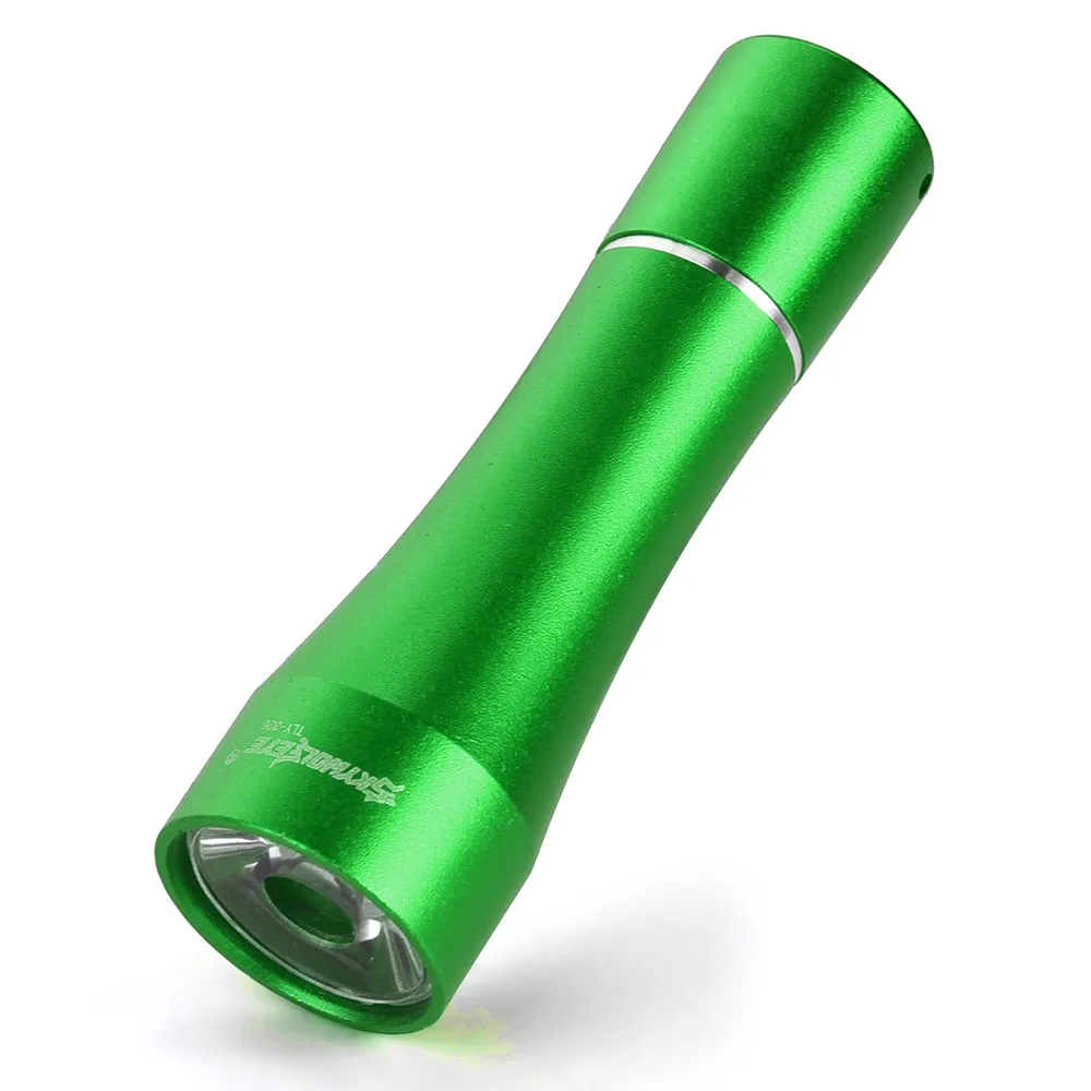 Top Ultra Bright SKYWOLFEYE 1W 1-Mode Aluminum Alloy LED Flashlight Torch Mini Tactical Light Waterproof Outdoor Camping Bike Light 4