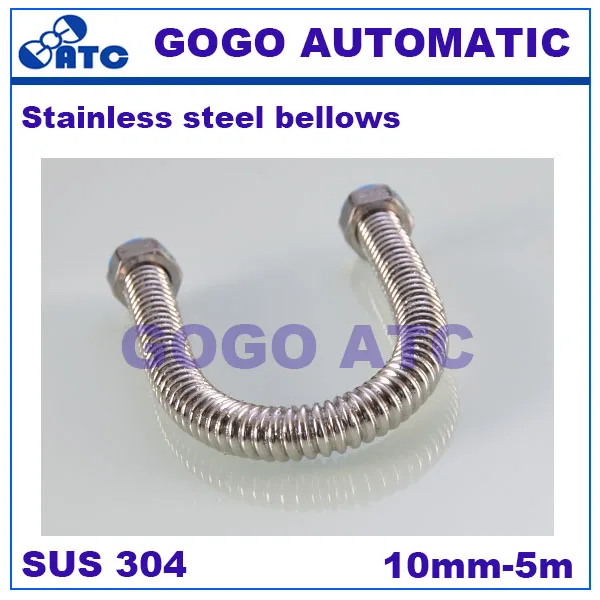

stainless steel 304 Corrugated pipe 1/2 high pressure explosion-proof water heater inlet and outlet hose Water pipe fitting
