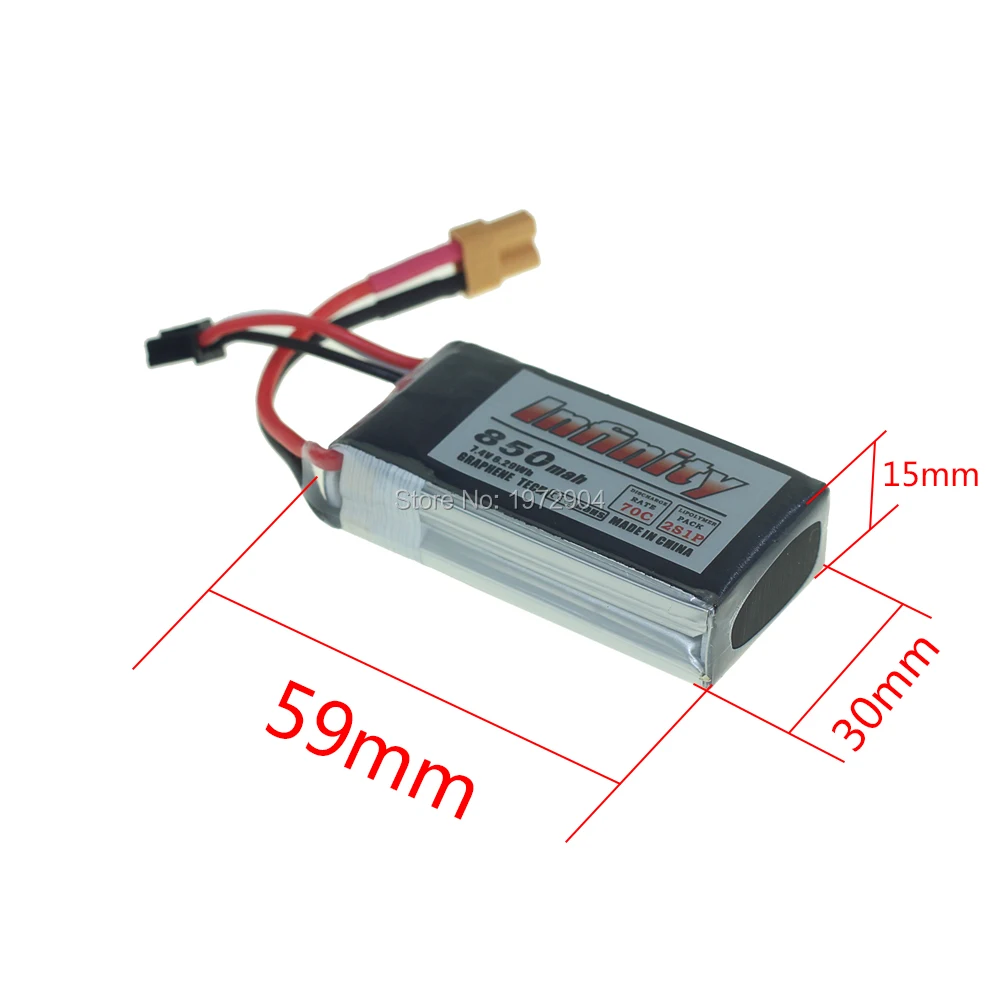 Infinity 7,4 V 850mAh 85C 2S 3S 11,1 V LiPo батарея XT30 разъем 4S 14,8 V SY60 XT60 вилки для RC FPV мультикоптера модели дрона