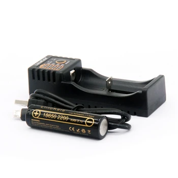 

LiitoKala Lii-100B battery charger+HongKong LiitoKala Lii-22A 18650 2200 mah Rechargeable battery for flashlight