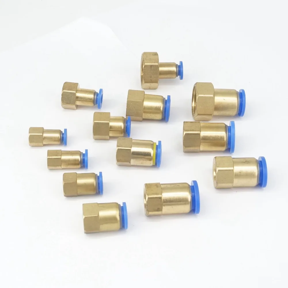 5 шт. быстросъемный Пневматический фитинг 1/4 &quot3/8&quot 1/2 &quotBSP гнездо для трубки O/D