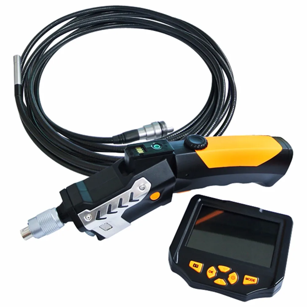 

5m Cable Borescope Inspection 8.2mm Camera Industrial Endoscope Video Sound Recording 4x Zoom